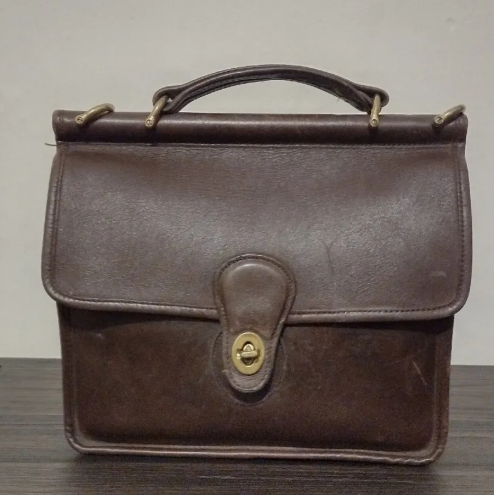 Vintage Coach Willis Top Handle Satchel Bag